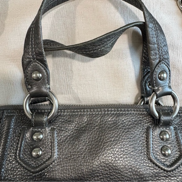 Coach Madison Audrey Chain Bag Anthracite Metallic Dark Silver - Picture 7 of 15
